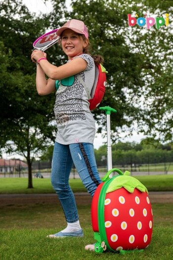 boppi Tiny Trekker Red Strawberry Carry On Lightweight Suitcase (C82712) | £45
