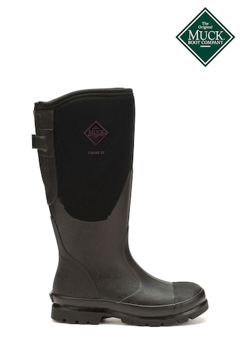 Muck Boots Chore Adjustable Tall Black Wellies (C82820) | £136