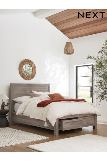 Grey Oak Effect Heath Drawer Storage Bed Frame (C82868) | £750 - £850
