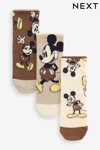 Mickey Mouse Cotton Rich Socks 3 Packs (C82899) | £10 - £12
