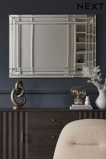 Clear Bevel Rectangle Wall Mirror (C82978) | £140