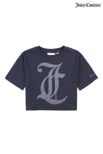 Juicy Couture Tonal Wasitband Length Boxy T-Shirt (C83068) | £25 - £36