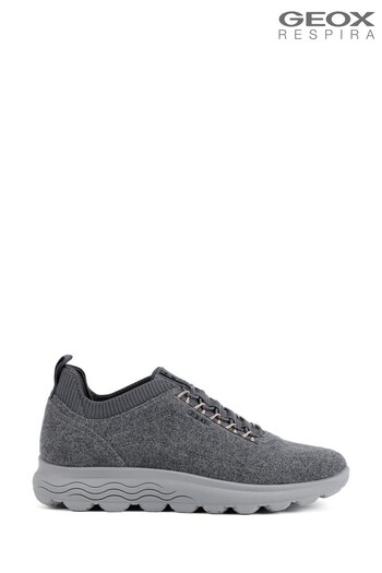 Geox Grey Spherica Sneakers (C83562) | £110
