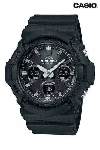 Casio 'G-Shock' Black Plastic/Resin Solar Chronograph Radio-Controlled Watch (C83658) | £150