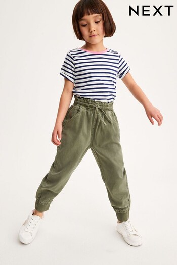 Khaki Green Cuff Joggers (3-16yrs) (C83785) | £18 - £23