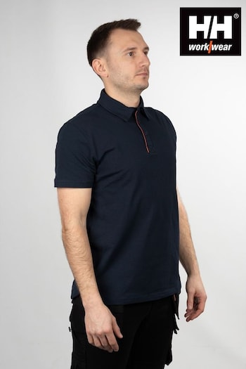 Helly Hansen Kensington Black Thundering Polo Shirt (C83809) | £37