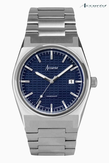 Accurist Mens Silver Tone Origin Stainless Steel Bracelet Analogue Watch (C83932) | £169