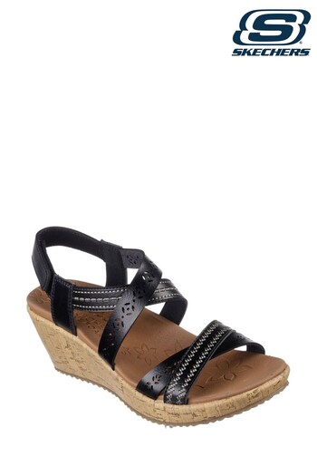 Skechers Black Beverlee Delicate Glow Womens Sandals (C84050) | £49