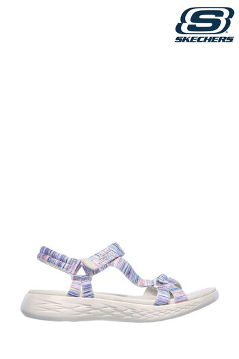 Skechers White On The Go 600 Electric Womens Sandals (C84123) | £57