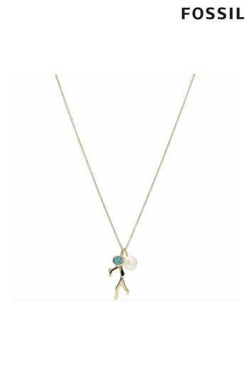 Fossil Ladies Gold Toned Jewellery Fashion Necklace (C84198) | £55