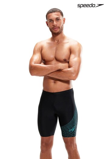 Speedo Black Medley Logo Jammer Swim Shorts (C84455) | £32