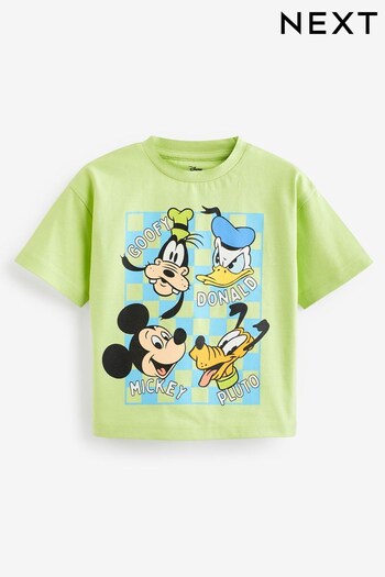 Mickey Mouse Lime Green Short Sleeve License T-Shirt (3mths-8yrs) (C84480) | £10 - £12