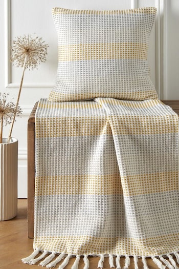 Appletree Yellow Reva Cotton Bedspread (C84815) | £20