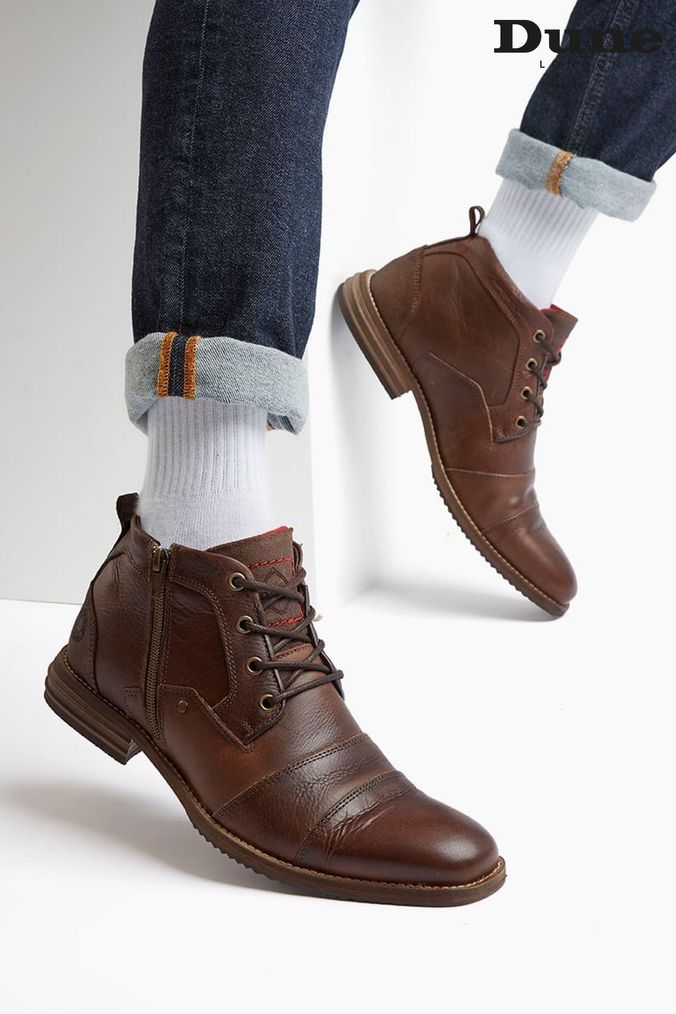 Dune boots sale mens hotsell