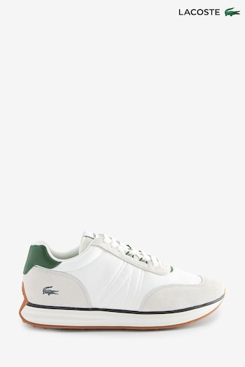 Lacoste White Trainers (C85264) | £105