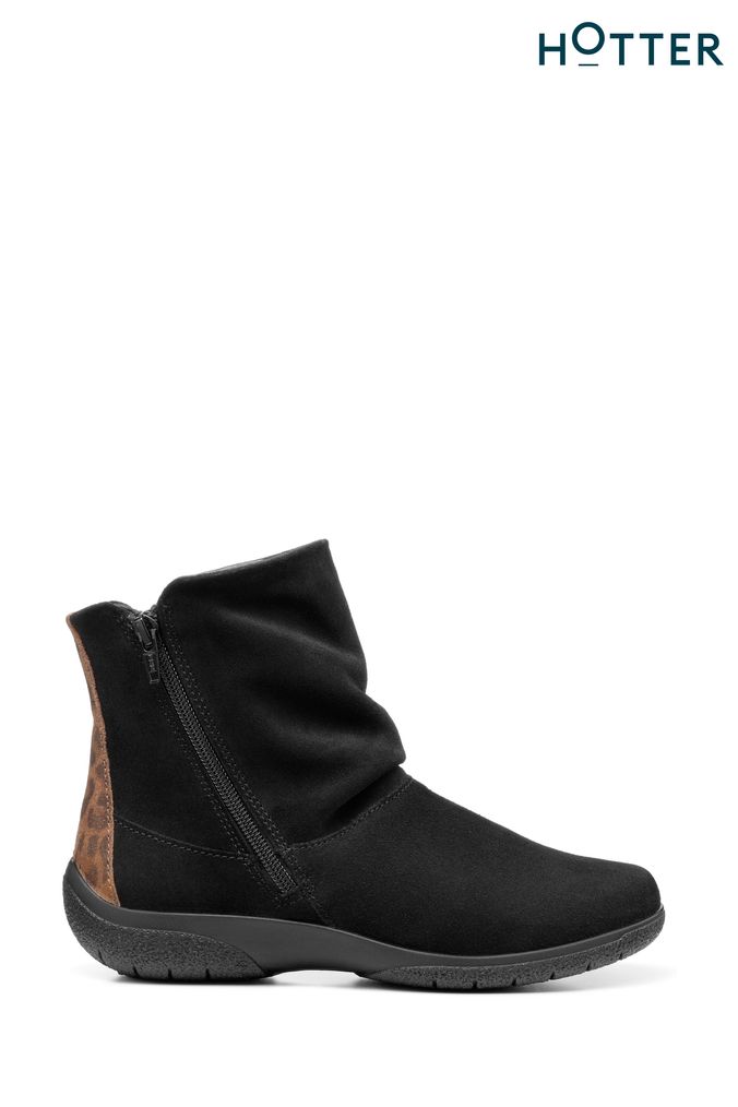 Skechers womens lite sales step tricky boots black