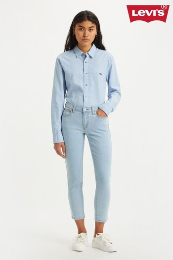 Levi's® Lapis Outsider Clean Hem Mid Rise Boyfriend Jeans (C85653) | £95