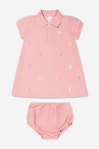 Baby Girls Logo Polo Dress (C85670) | £37