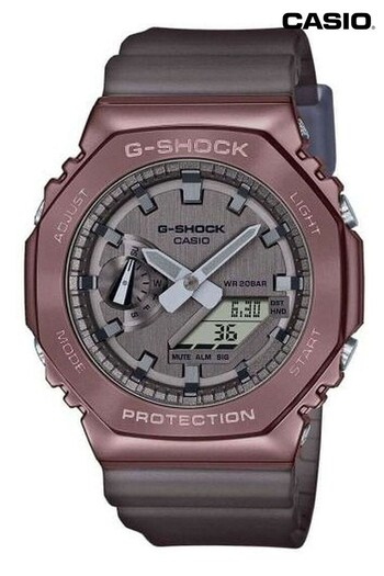 Casio 'G-Shock' Silver and Grey Stainless Steel Quartz Watch (C85685) | £179