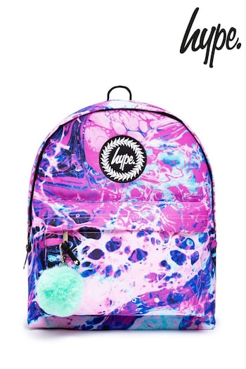 Hype. Pink Mermaid Marble Backpack (C85728) | £30