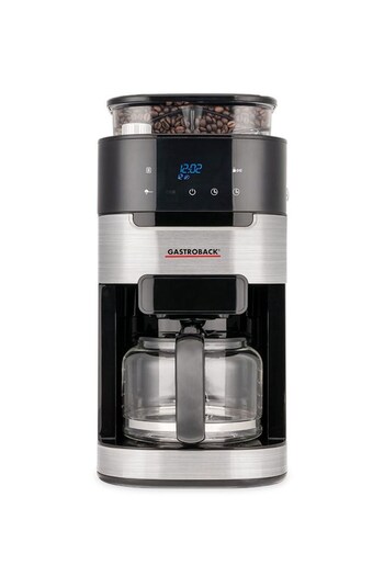 Gastroback Silver Grind and Brew Pro Filter Coffee Machine (C85737) | £145