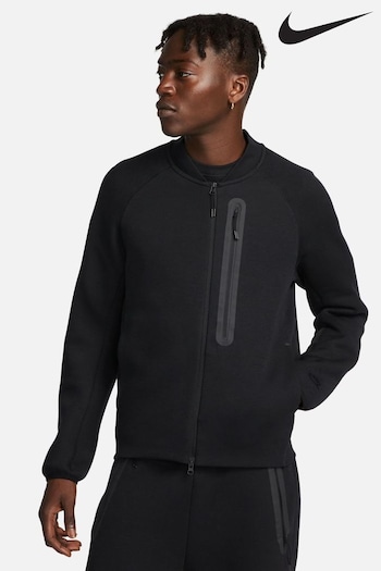 Nike Black Tech Fleece Bomber Jacket (C85777) | £110