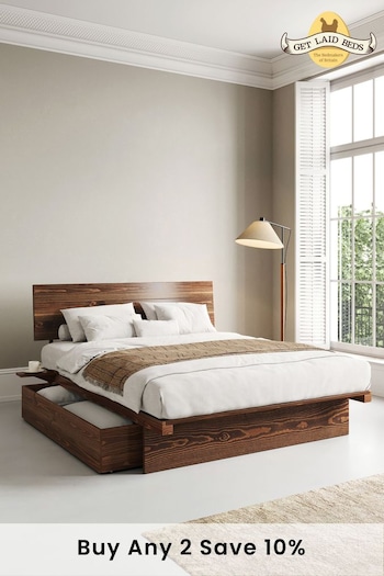 Get Laid Beds Coffee Bean Japanese Storage Bed Combo (C85867) | £930 - £1,140