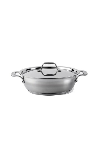 Dexam Silver Supreme 20cm Non Stick 2 Handle Chef Pan (C86095) | £60