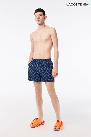 Lacoste Mens Blue Summer Pack Swim Shorts (C86225) | £70