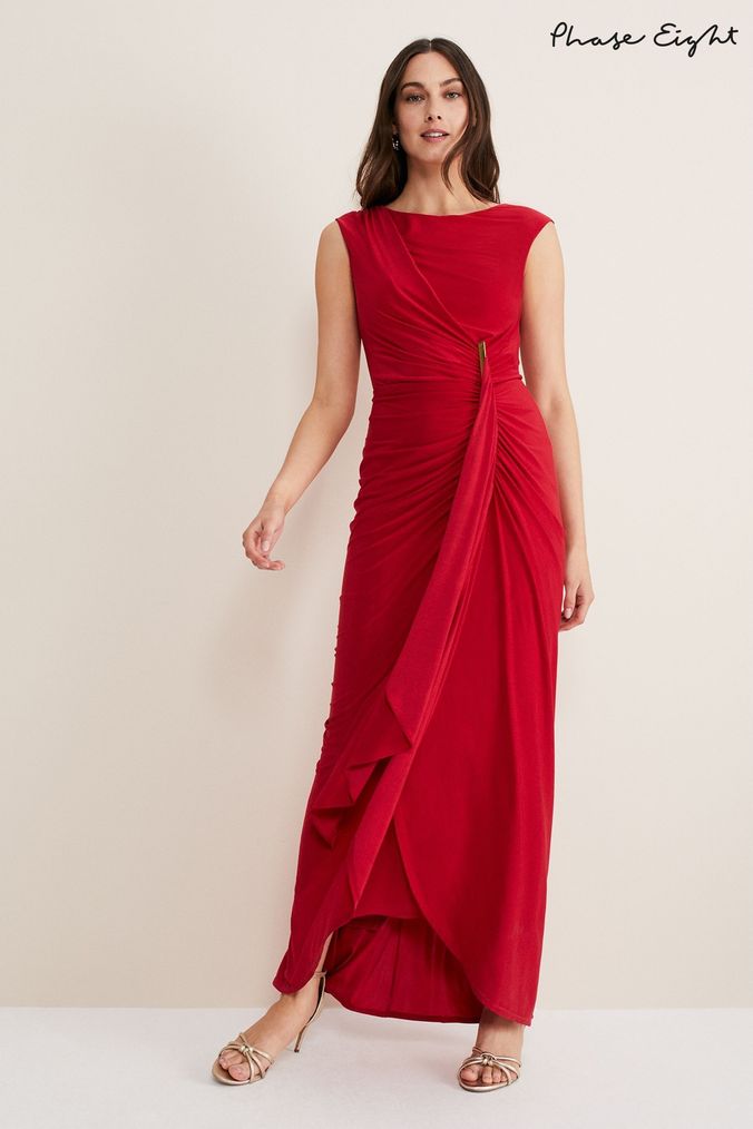 Phase Eight Red Donna Maxi Dress (C86279) | £129