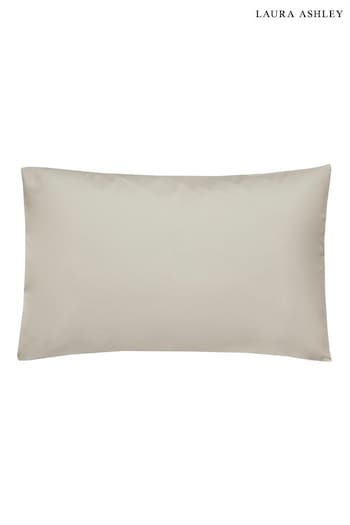 Laura Ashley Set of 2 Dove Grey 400 Thread Count Pillowcases (C86525) | £20