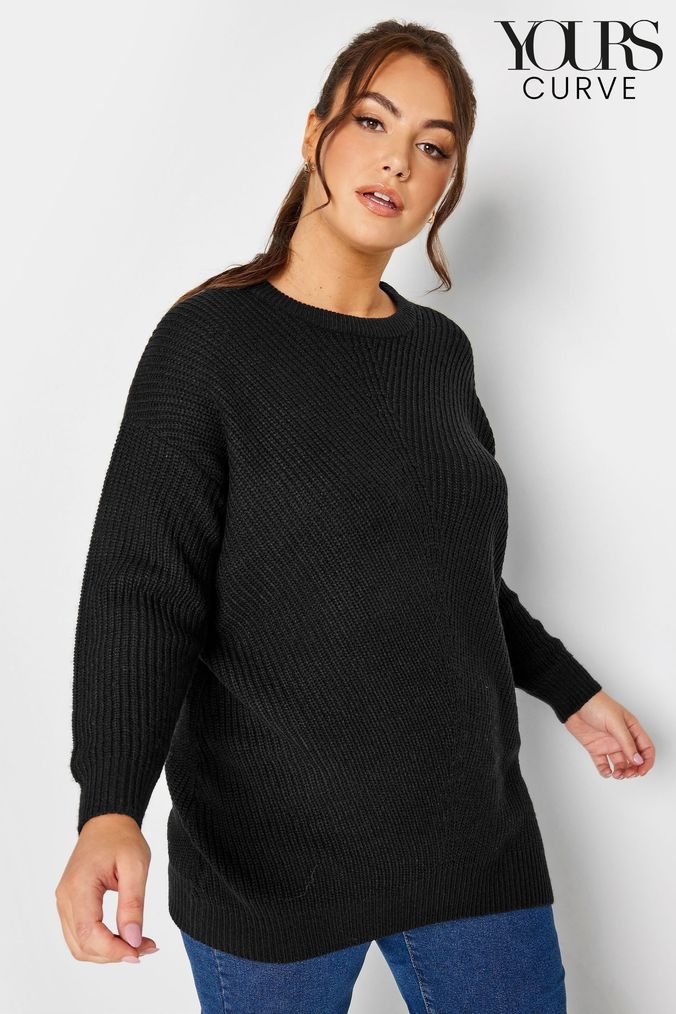 Buy Women s Jumpers Black Chunky Knit Knitwear Online Next UK