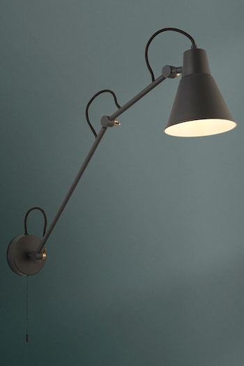 Searchlight Grey George Wall Bracket (C86587) | £45