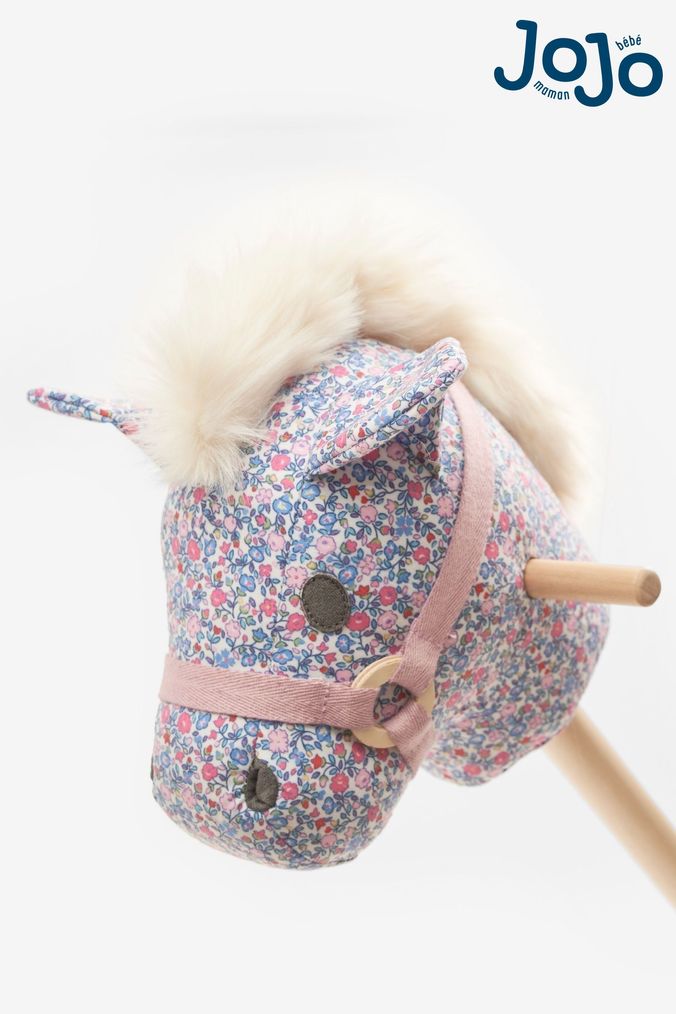 JoJo Maman Bébé Pink Ditsy Hobby Horse (C86744) | £32