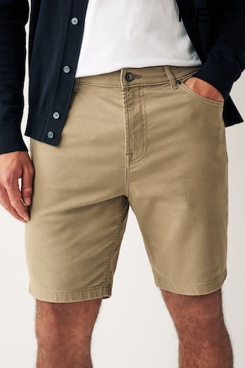 Stone Slim Motionflex 5 Pocket Chino Shorts (C87105) | £24