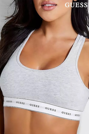 Guess Grey Carrie Bra with Logo Band (C87106) | £28