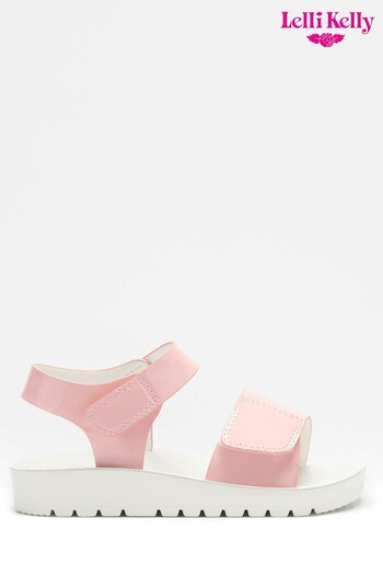 Lelli Kelly Pink Nicla Patent Sandals (C87178) | £40