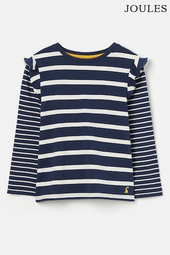 Joules Elora Navy Blue Long Sleeve Jersey T-Shirt (C87257) | £14.95 - £18.95