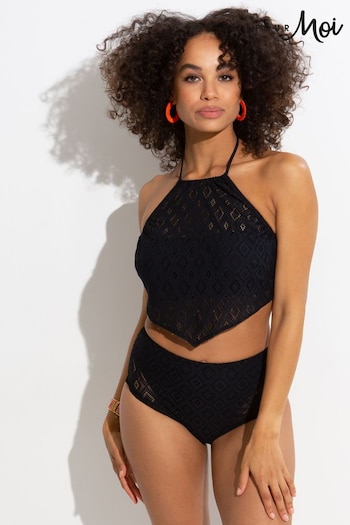 Pour Moi Black Summer Breeze Bikini Briefs (C87467) | £22