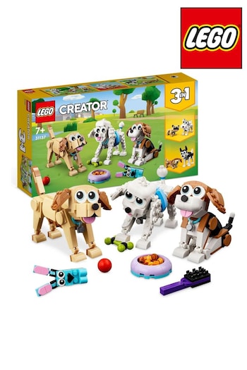 LEGO Creator 3 in 1 Adorable Dogs Animal Figures Toys 31137 (C87623) | £25