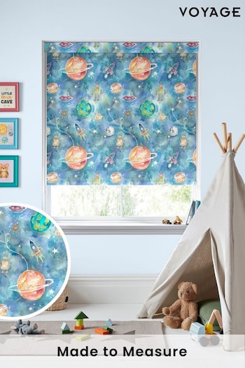 Voyage Sky Blue Out Of This World Made To Measure Roller Blind (C87679) | £66
