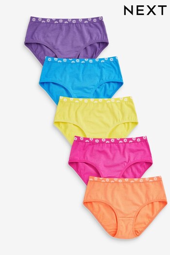 Multi Bright Rainbow Briefs 5 Pack (1.5-16yrs) (C87752) | £7.50 - £11.50