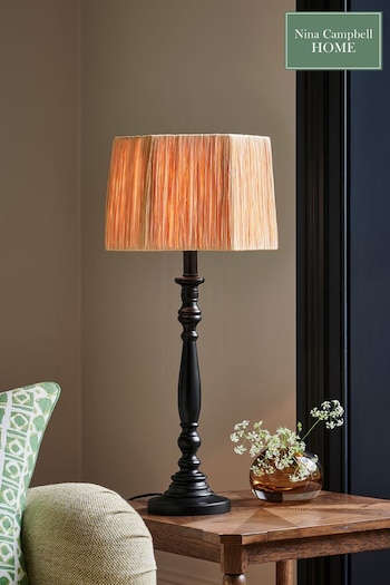 Nina Campbell Black Aldemy Table Lamp (C87788) | £75