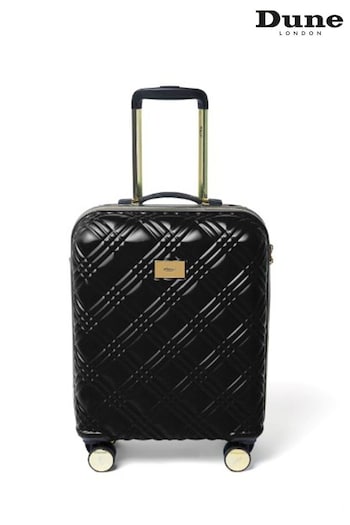 Dune London Black Orchester 55cm Cabin Suitcase (C87859) | £125