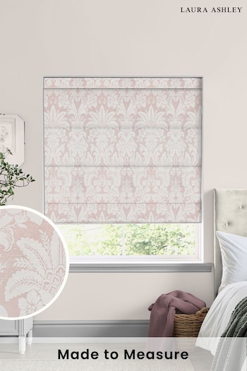 Laura Ashley Pink Martigues Made To Measure Roman Blinds (C88011) | £84