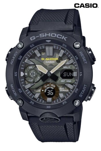 Casio 'G-Shock' Black and MultiColour Plastic/Resin Quartz Chronograph Watch (C88167) | £129