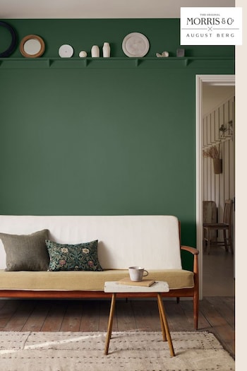 Morris & Co. Tump Green Matt Emulsion 5LT Paint (C88393) | £98