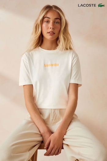 Lacoste evo Cream Summer T-Shirt (C88425) | £70