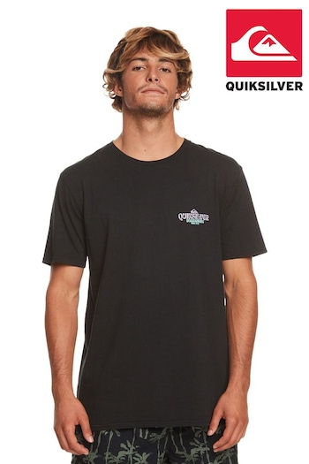 Quiksilver Black Graphic Back T-Shirt (C88456) | £35
