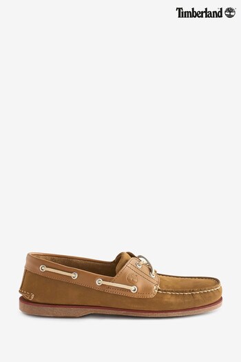 Timberland Classic Brown Two Eye Boat Shoes (C88506) | £130